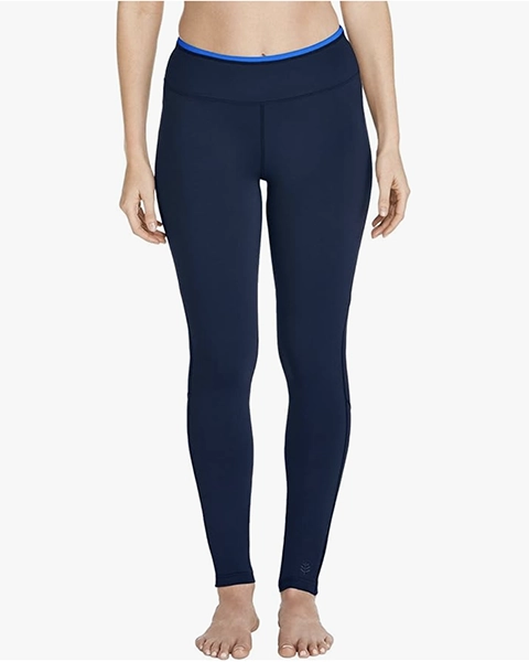 blue scuba diving leggings