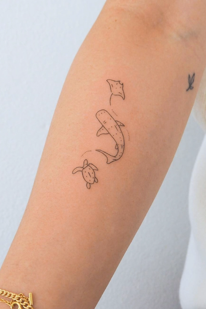 Best Whale Shark Tattoos and Cute Design Ideas
