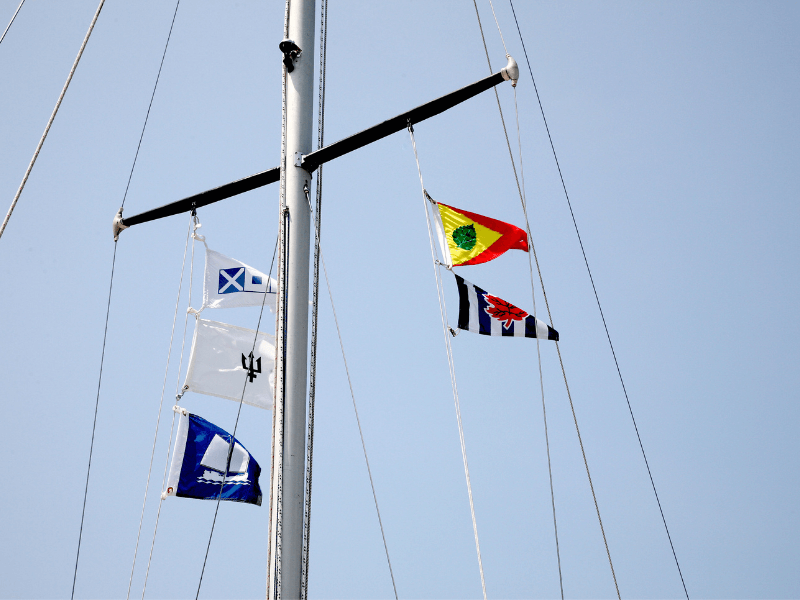 COURTESY FLAGS