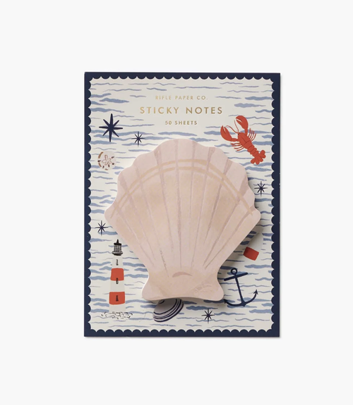 shell sticky notes gifts for women ocean lovers