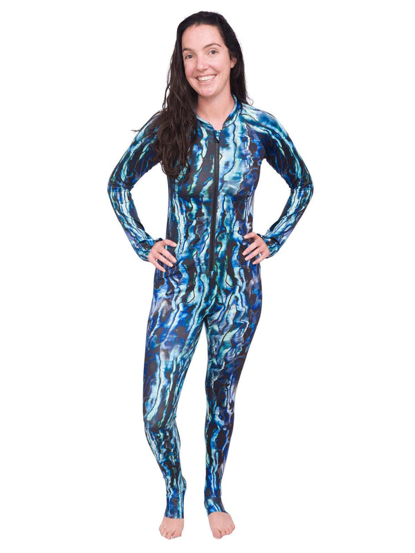 Waterlust Abalone Restoration UPF 50 full-body sun suit