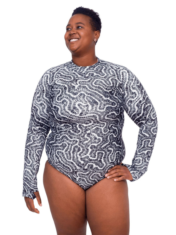 Waterlust Coral Conservation UPF 50 women's sun suit