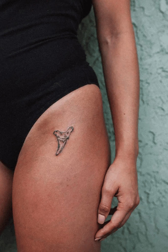 shark tooth tattoo designs for women